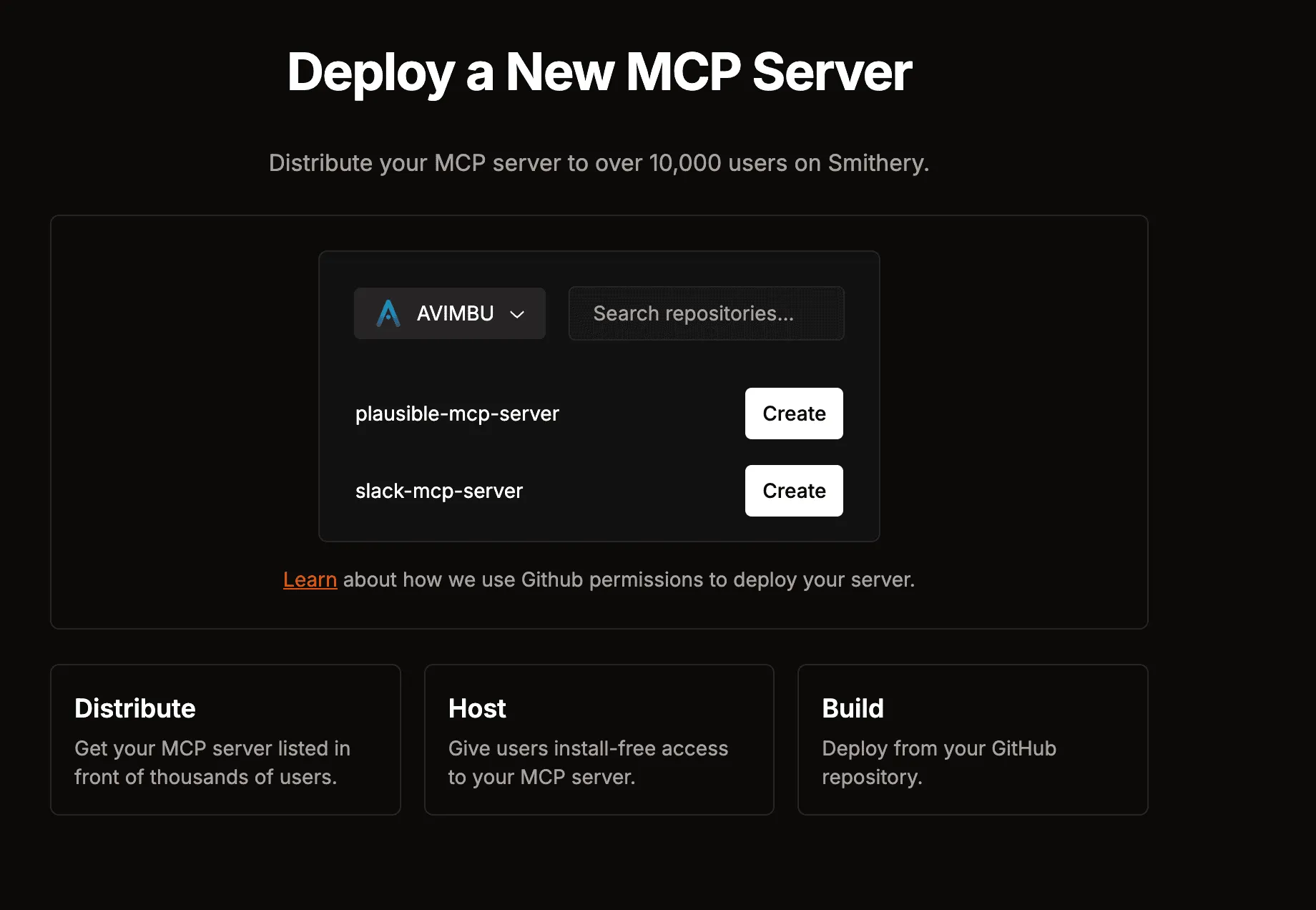 The Add Server section of smithery.ai